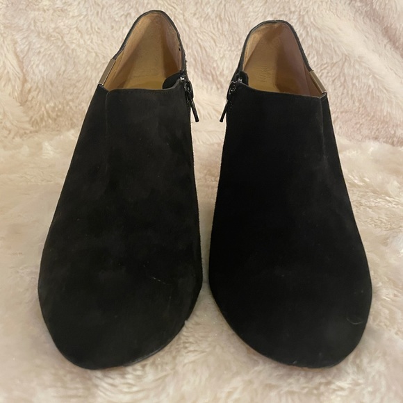 Coach black suede snake skin booties - Picture 6 of 10